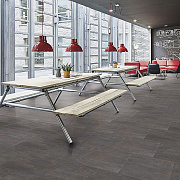 Forbo Effekta Professional T плитка 4073 Anthracite Metal Stone PRO