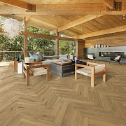 Kahrs Master Herringbone Дуб CD Серое масло (левая) однополосный MASTER OAK CD GREY OIL 1S