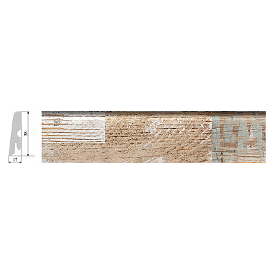 Плинтус Corkstyle Print Melt Rift