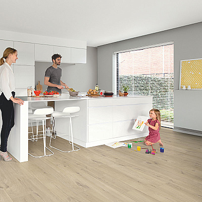 Alpha Vinyl Medium Planks AVMP 40103 Дуб хлопковый бежевый