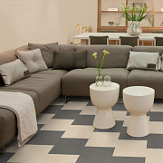 Мармолеум замковый Forbo Marmoleum Click Square 300*300 333711 Cloudy Sand