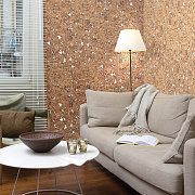 Пробковое настенное покрытие Corkstyle Wall Design Monte White