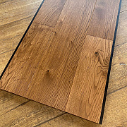 CHALLE  2-х слойная (шип-паз)  Дуб  Панга (Oak Panga)  Рустик  Лак 400-1500 x 160 x 15 / 1.92м2