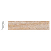Плинтус Corkstyle Print Oak Gekalte new