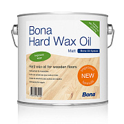 Масло Bona Hardwax Oil silkmatt/полумат 2.5л