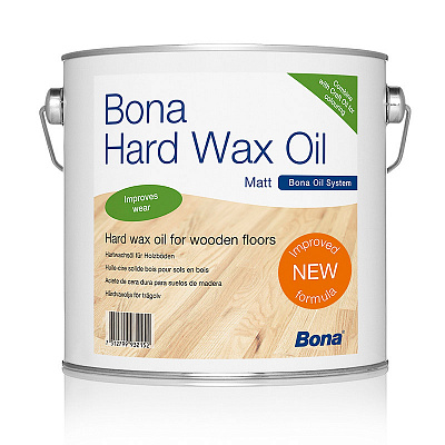 Масло Bona Hardwax Oil silkmatt/полумат 2.5л