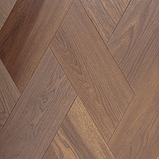 CROWNWOOD Лофт  Итальянская елка 60° 2-х слойная (шпонка) Арт.: 150409, Дуб Натур, Масло 344 x 150 x 14мм