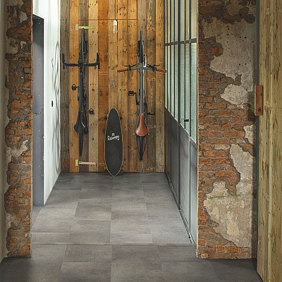 QS Alpha Vinyl Tiles AVST 40234 Бетонный камень