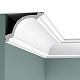 Потолочный плинтус ORAC Purotouch 2000x156x103/ C217F карниз гибкий