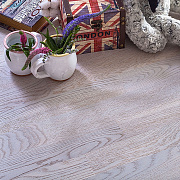 Upofloor Дуб Нордик Лайт белый матовый трехполосный Oak Nordic Light 3S