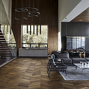 Kahrs ID Chevron Дуб Шеврон темно-коричневый натуральное масло ID OAK CHEVRON DARK BROWN