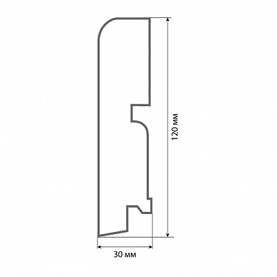 Finitura dekor R9 120х30х2400/ 010
