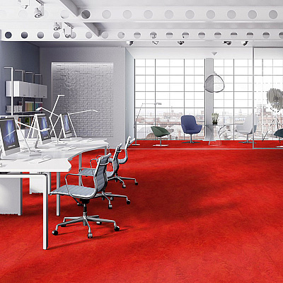 Marmoleum Marbled Fresco 3131 Scarlet - 2.5