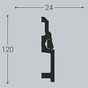 XPS П 6 120х24/ Белый