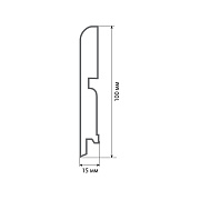 Finitura dekor R13 100х15х2400/ 011
