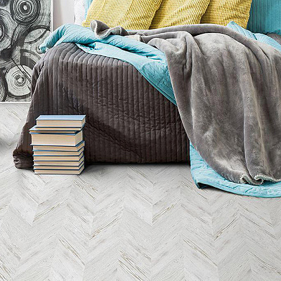 Corkstyle Chevron White (glue) 6 мм