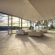 Kahrs Master Herringbone Дуб AB Белое масло (правая) однополосный MASTER OAK AB WHITE OIL 1S