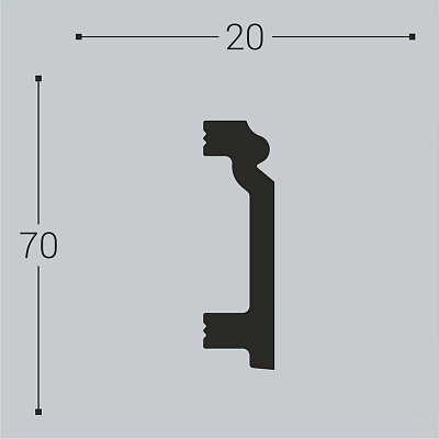 XPS П 7 70х20/ Белый