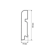 Finitura dekor R13 83х19х2400/ 016