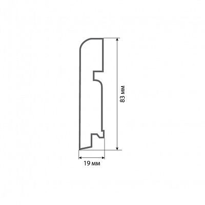Finitura dekor R13 83х19х2400/ 017