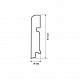 Finitura dekor R13 83х19х2400/ 017