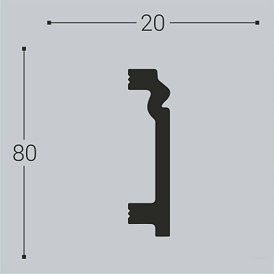 XPS П 3 80х20/ Белый