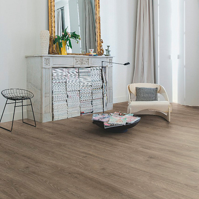 Quick Step Majestic MJ3548 Дуб лесной массив коричневый
