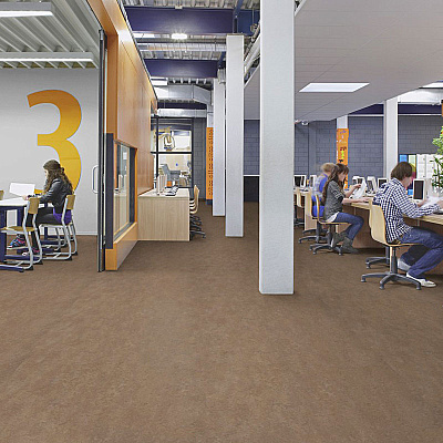 Marmoleum Marbled Fresco 3254 Clay - 2.5