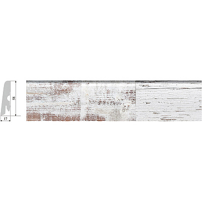 Плинтус Corkstyle Print Bone Amber