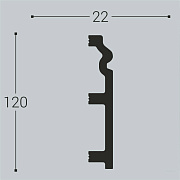 XPS П 5 120х22/ Белый