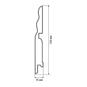 Finitura dekor RR Фигурный 120х15х2400/ 020