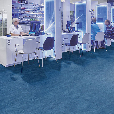 Marmoleum Marbled Real 3030 Blue - 2.0
