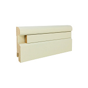 Плинтус CROWNWOOD МДФ R9-VR3V RAL + вставка гладкая 8х18 RAL