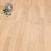 Upofloor Дуб Уайт Шелк белый матовый трехполосный Oak White Chalk Matt 3S