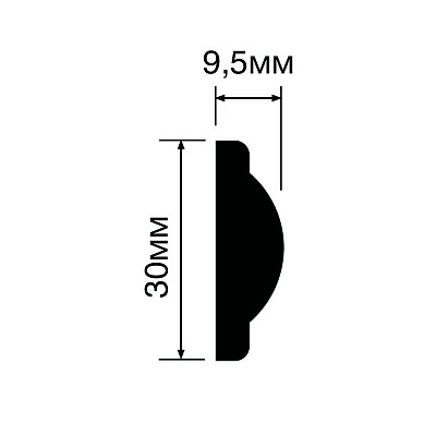 Молдинг HI WOOD D1030/ 30 х 9.5 х 2000
