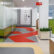 Marmoleum Marbled Fresco 3131 Scarlet - 2.5