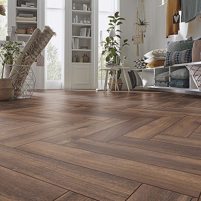 Kronotex Herringbone V4 8 D4766AB Calais Oak