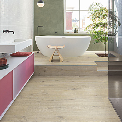 Alpha Vinyl Medium Planks AVMP 40103 Дуб хлопковый бежевый